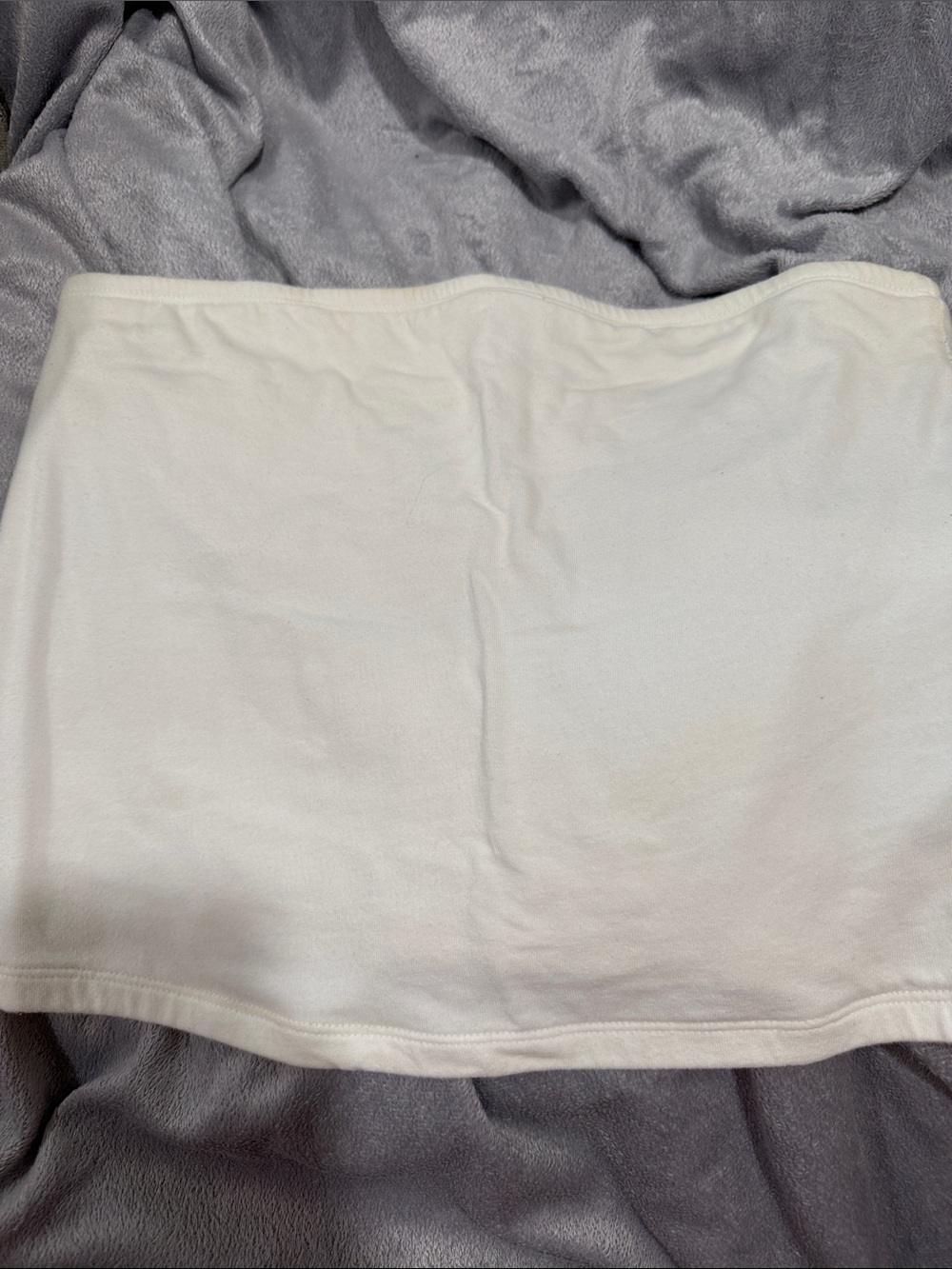 Old Navy White Strapless Tube Skirt